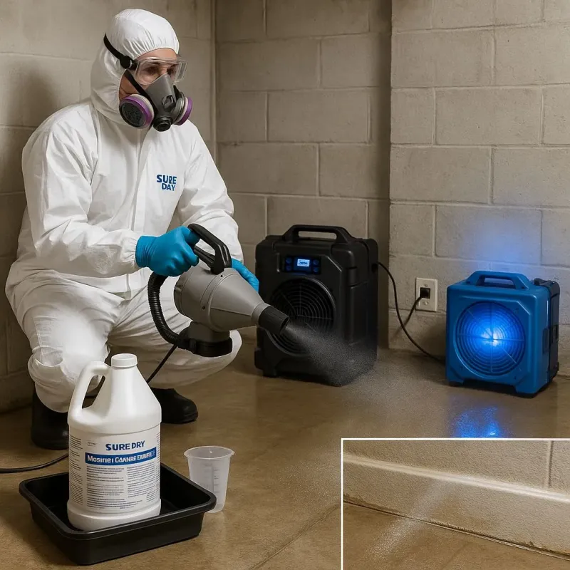 Sanitization and Odor Removal process in Oakbrook, KY