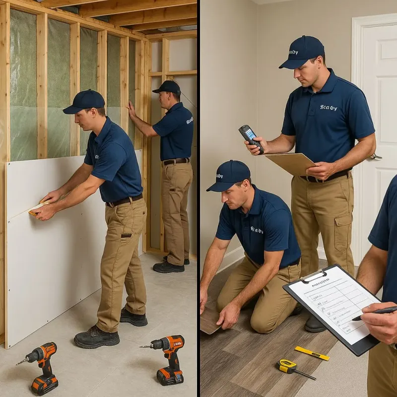 Repairs and Reconstruction process in Oakbrook, KY
